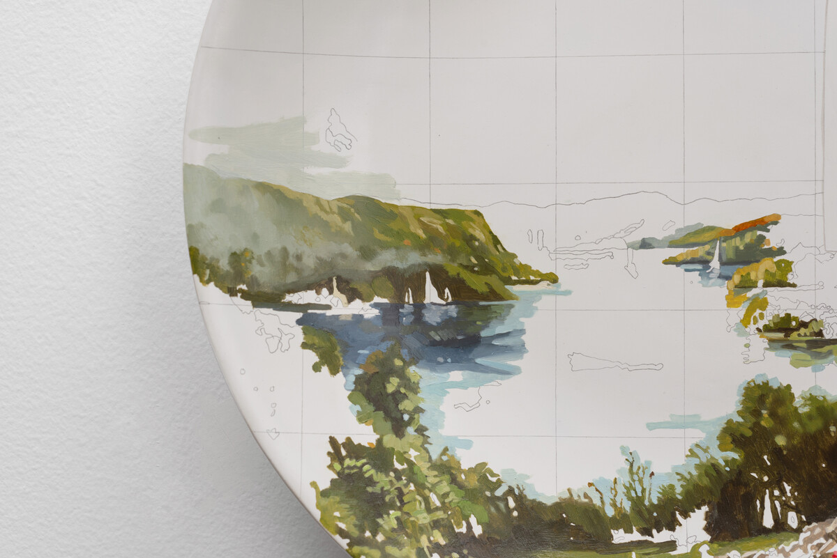 Anna Plesset; Value Study 4: The Hudson as Seen from Henry Villard’s House—Tarrytown—Christmas / Copied from a picture by Julie H. Beers / 1881; 2022