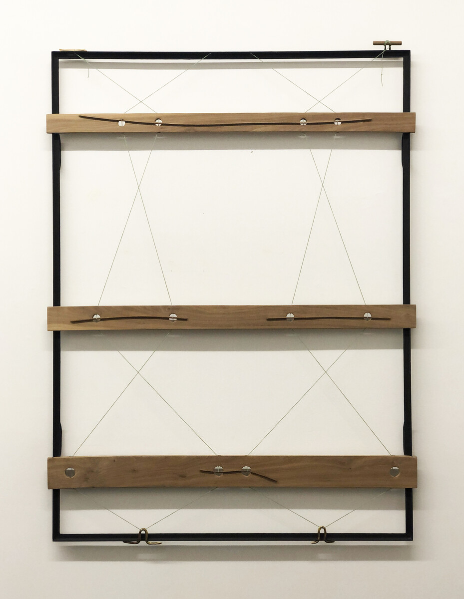 Alex Chitty; your certainties (string painting); 2020
