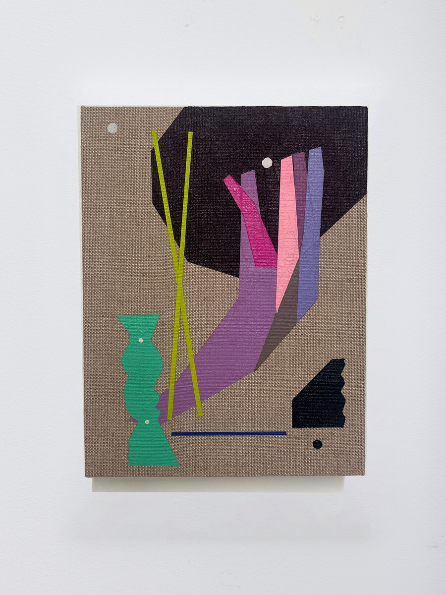 Caroline Kent; By the sculpture, in the garden, at sunset; 2023