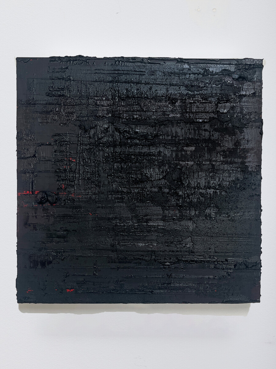 Amanda Williams; What black is this you say?— “Fair warning, I’m not nice and I don’t seek to be respectable”—black (10.29.2020), v2; 2023
