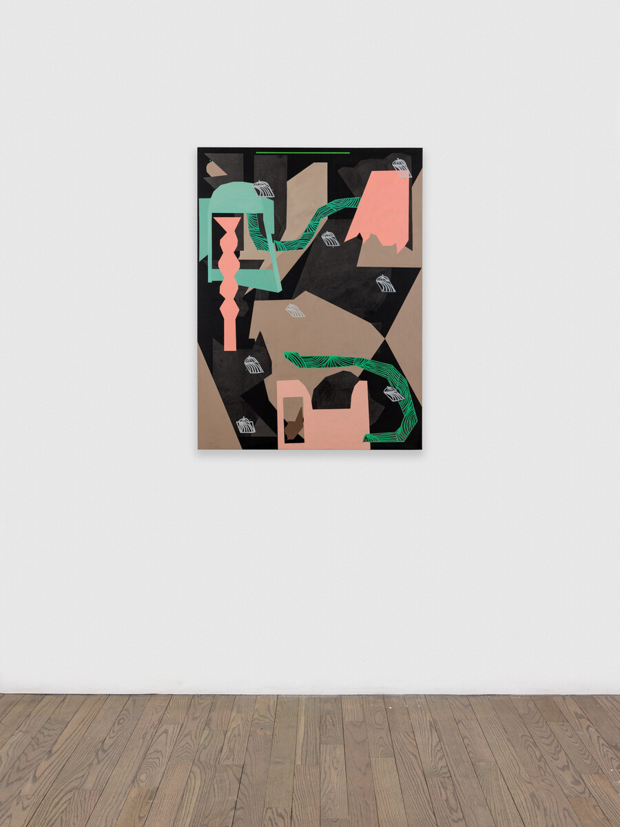Caroline Kent; Set design for a play that happens on the back of a postcard; 2024