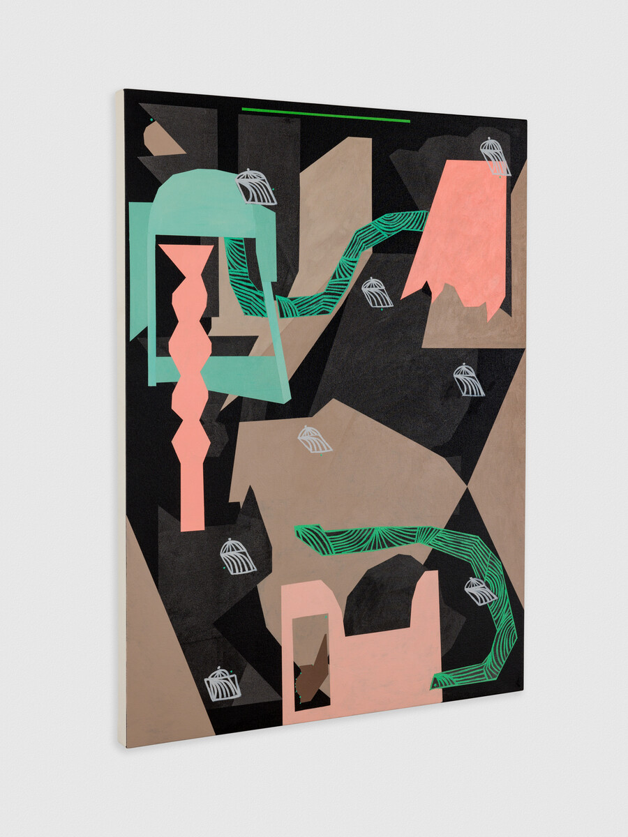 Caroline Kent; Set design for a play that happens on the back of a postcard; 2024