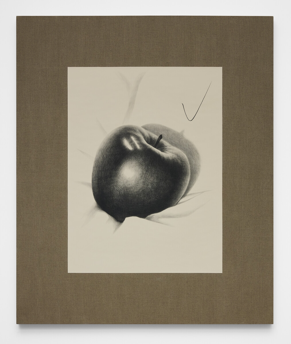 Mika Horibuchi; Art college entrance exams, first drawing: apple; 2025