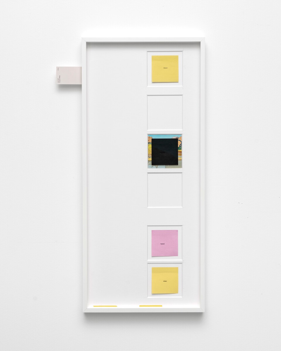 Nyeema Morgan; justified right, original white (studies for traps; 2026