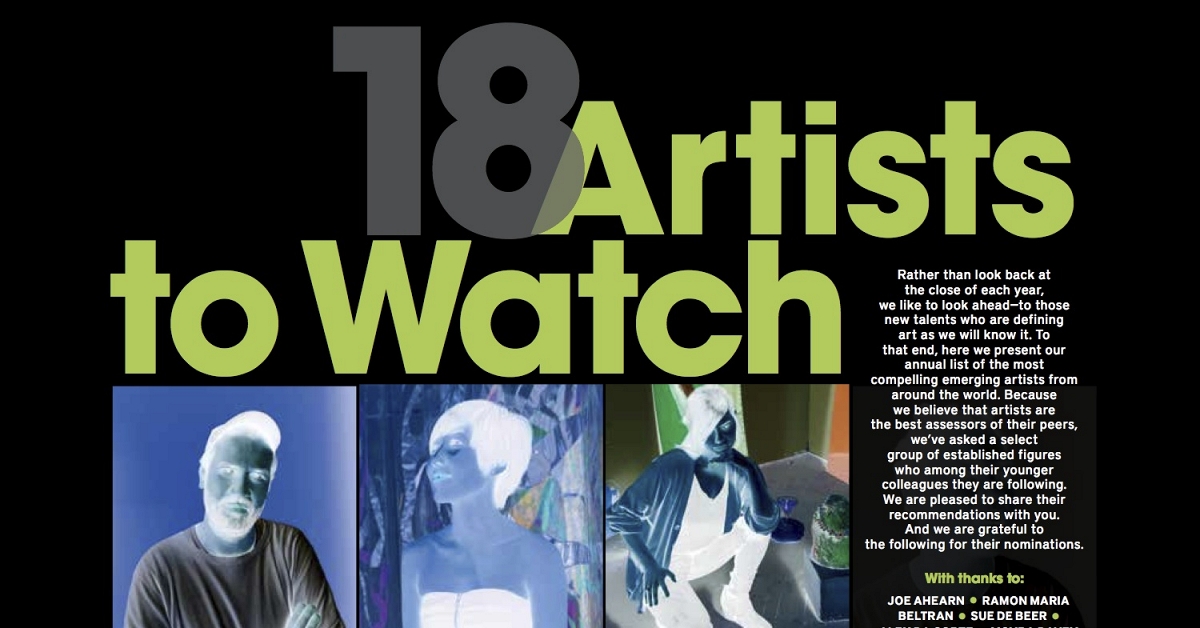 18 Artists to Watch