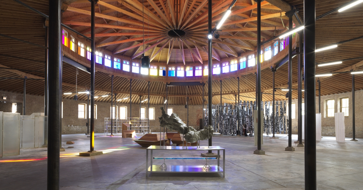 The Roundhouse is a stunner, and the art show is good, too