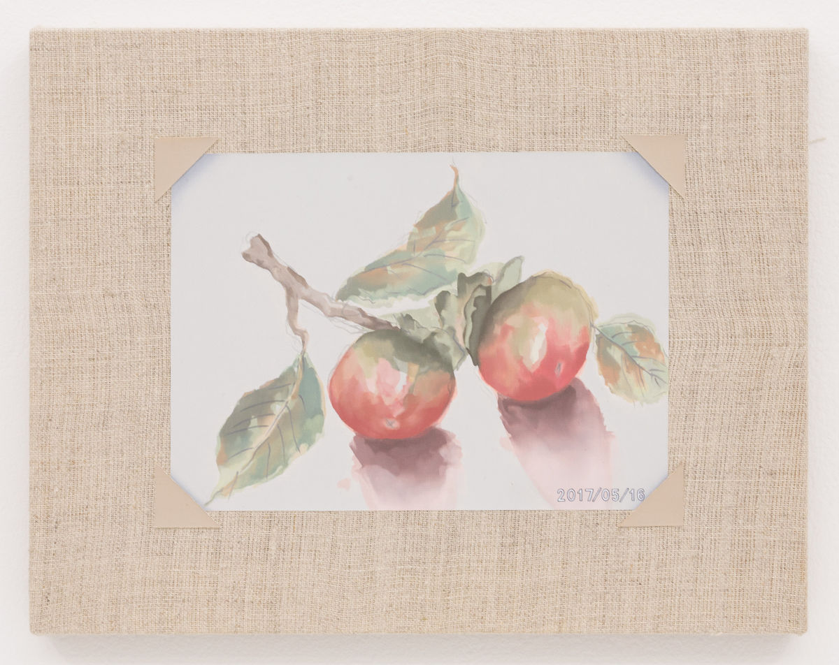 Mika Horibuchi; Watercolor of Persimmons; 2017