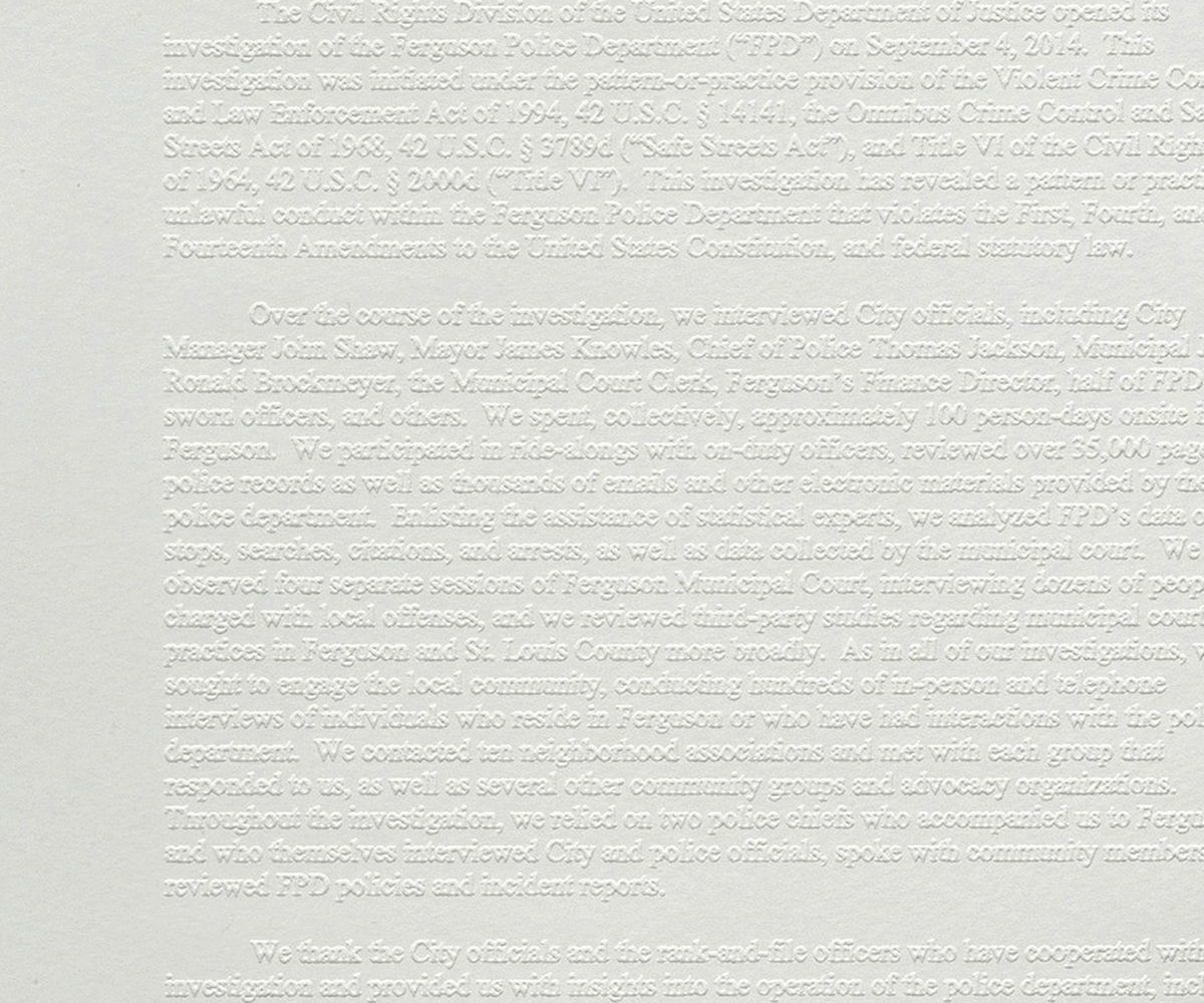 Bethany Collins; A Pattern or Practice; 2016