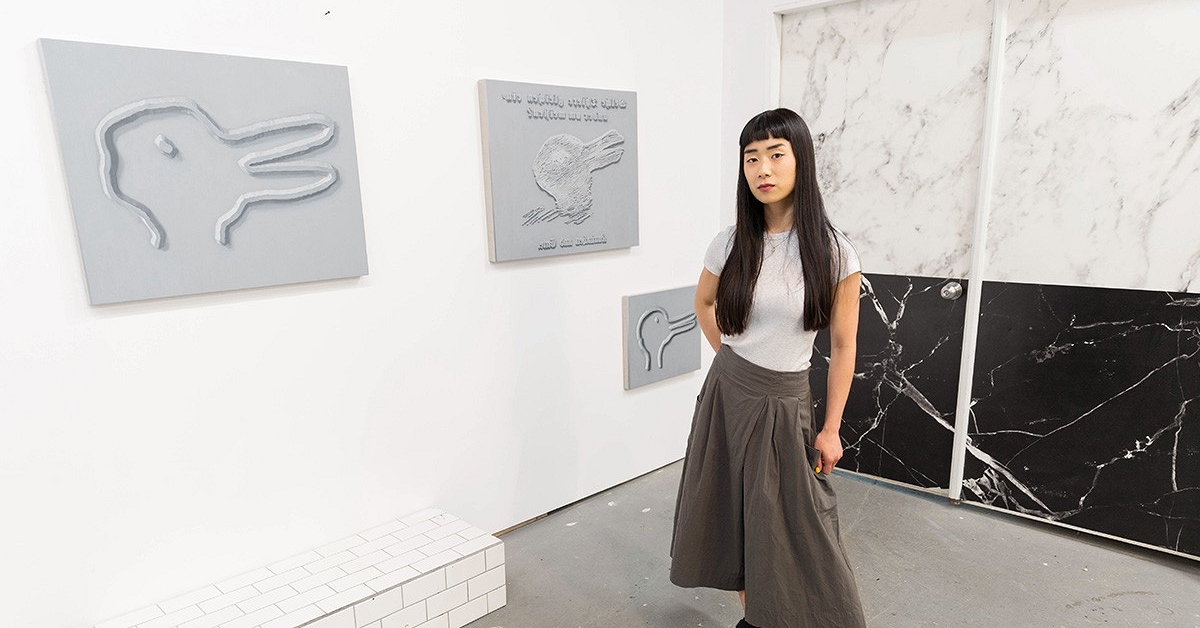 Chicago artist Mika Horibuchi paints oil trompe-l’oeil replicas of her grandma’s watercolors