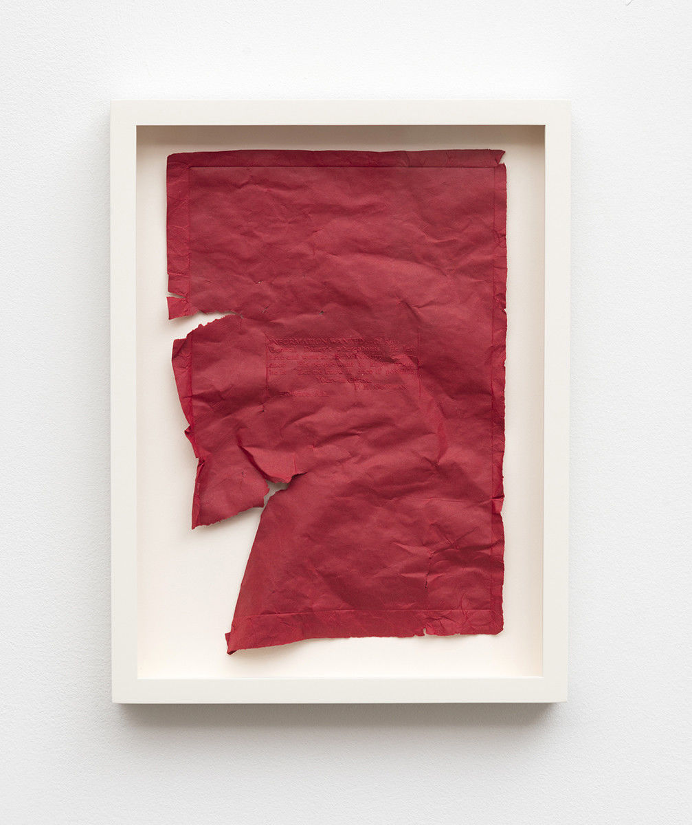 Bethany Collins; Information Wanted, 1893; 2019