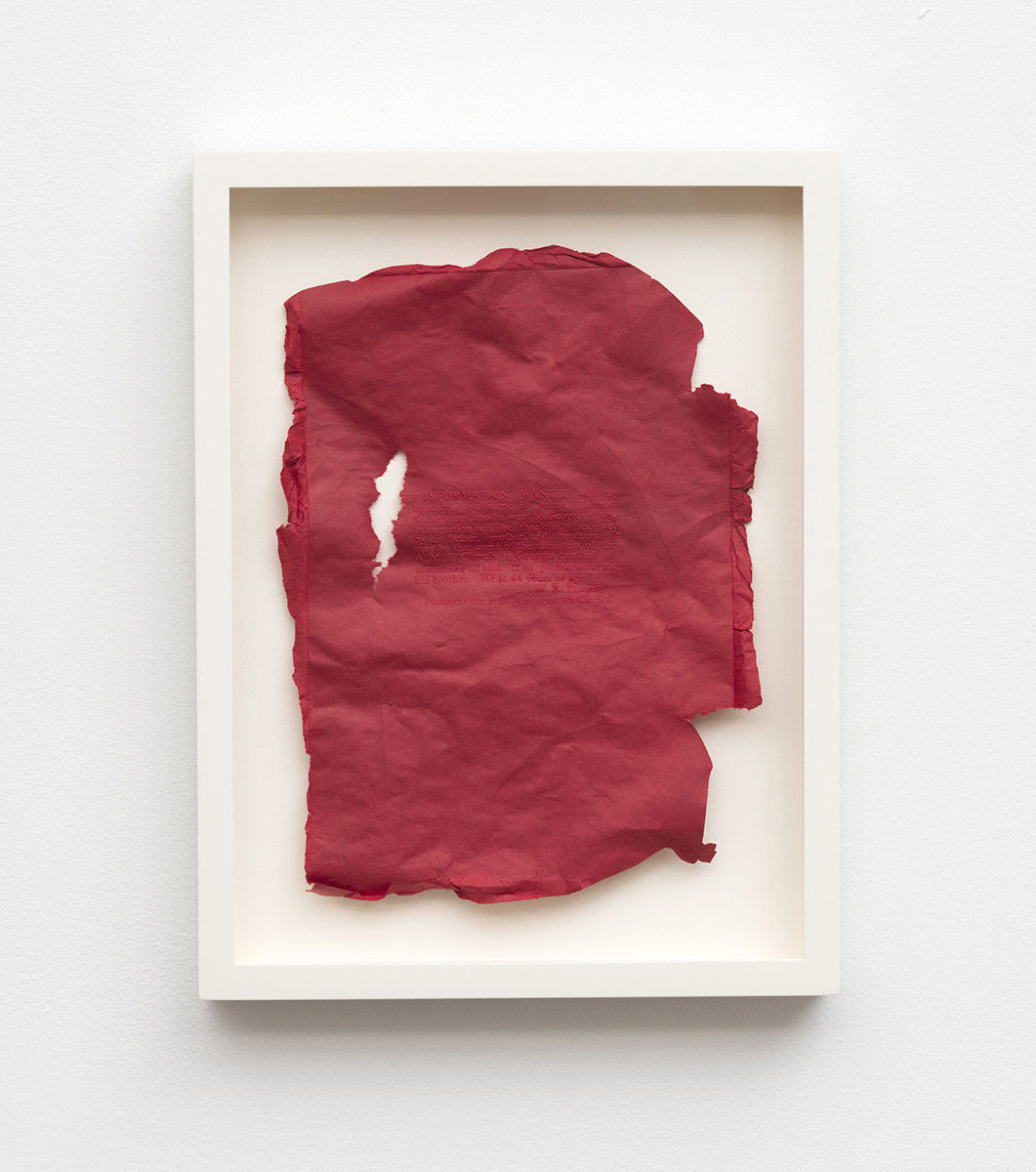 Bethany Collins; Information Wanted, 1893; 2019