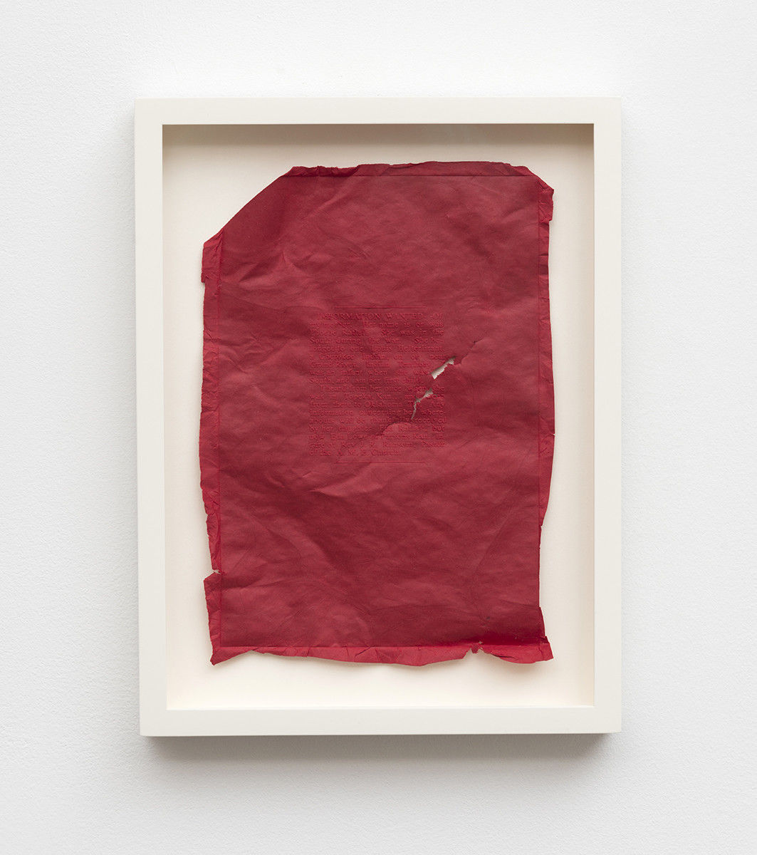 Bethany Collins; Information Wanted, 1893; 2019