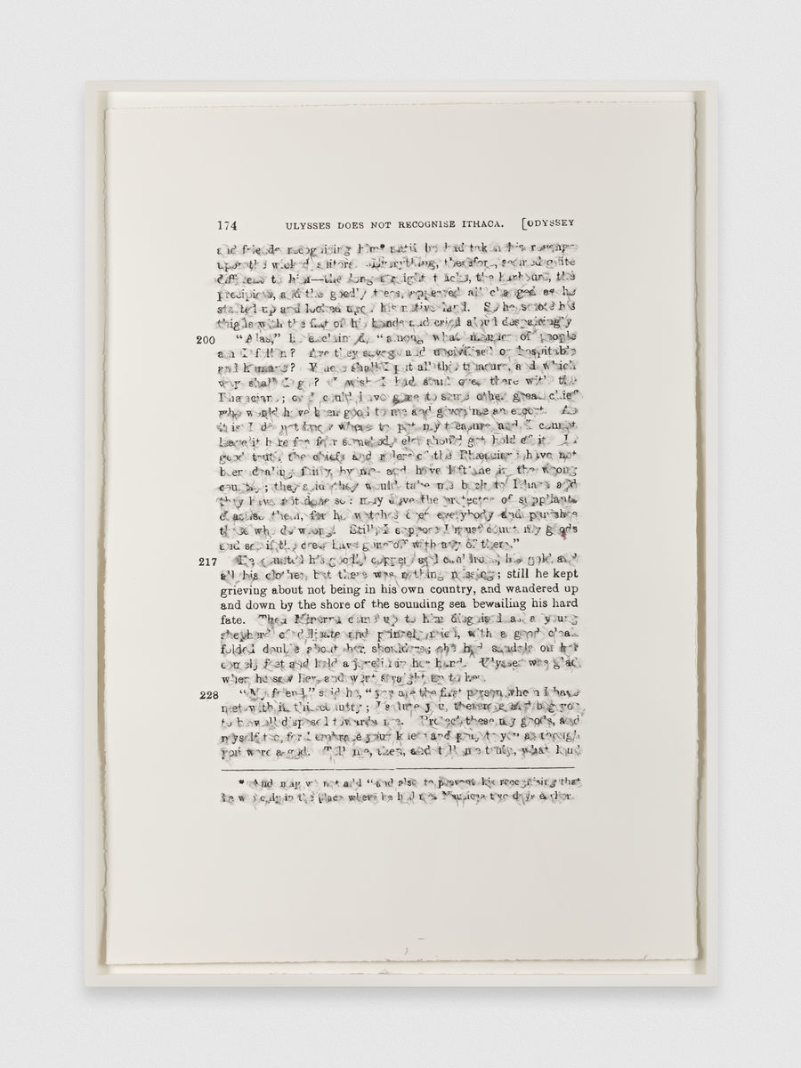 Bethany Collins; The Odyssey: 1853 / 1932 / 1900; 2020