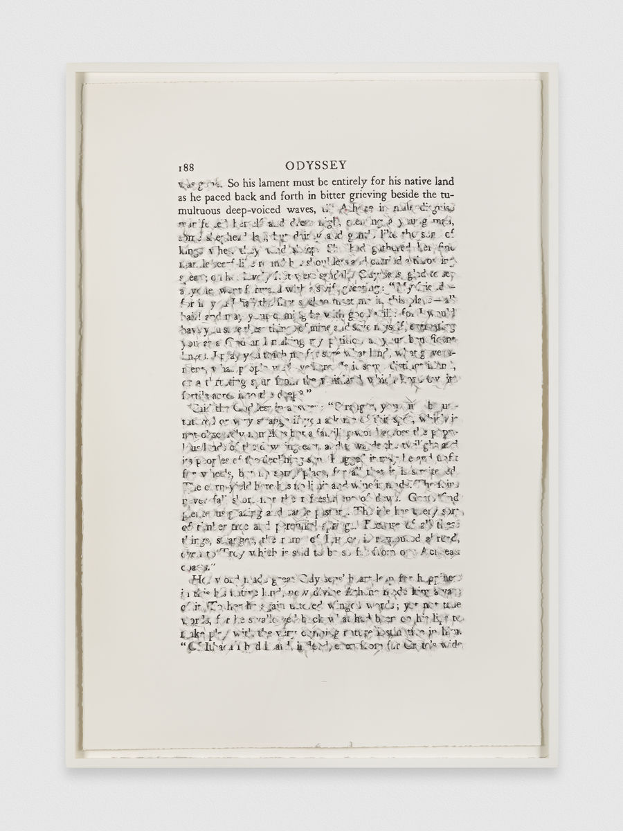 Bethany Collins; The Odyssey: 1853 / 1932 / 1900; 2020