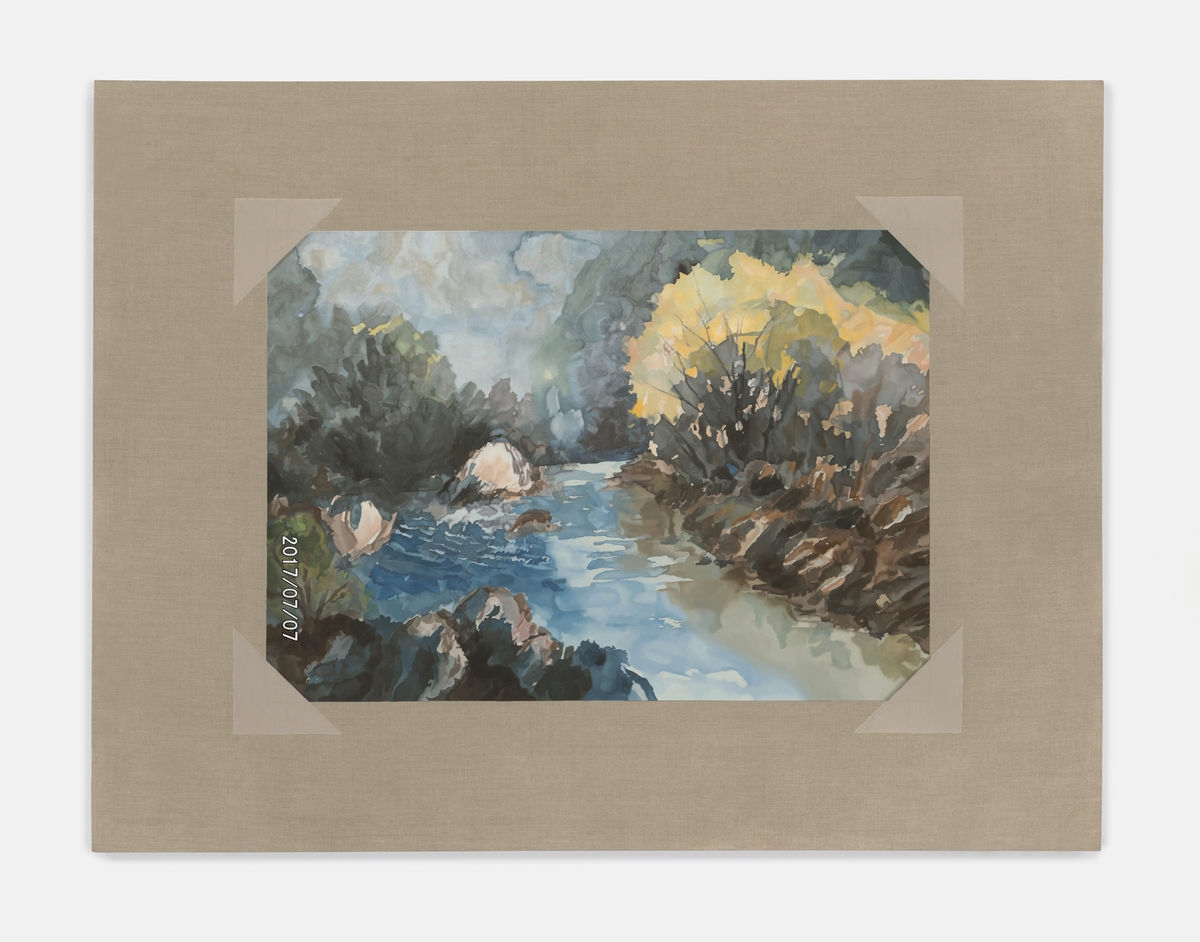 Mika Horibuchi; Watercolor of a Forest Stream; 2018