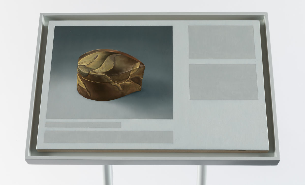 Mika Horibuchi; Covered Box in the form of Peach, Gift of Mr. and Mrs. Samuel Nickerson; 2020
