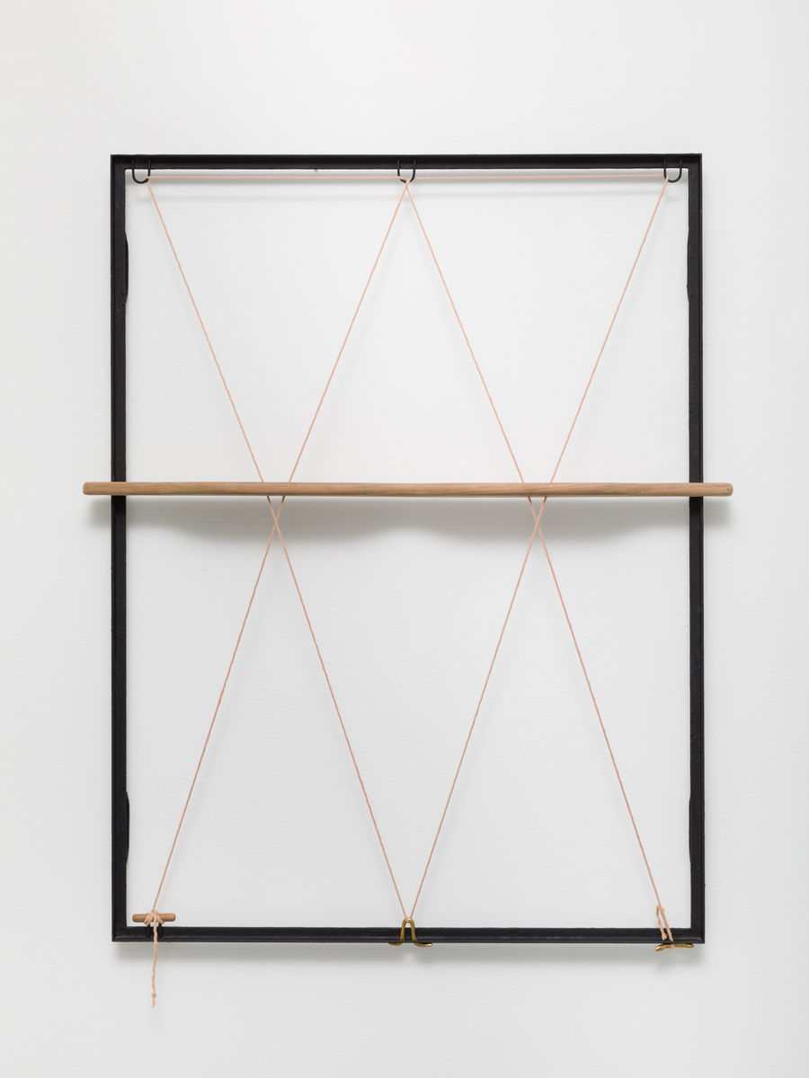 Alex Chitty; Saltwater (string painting); 2020