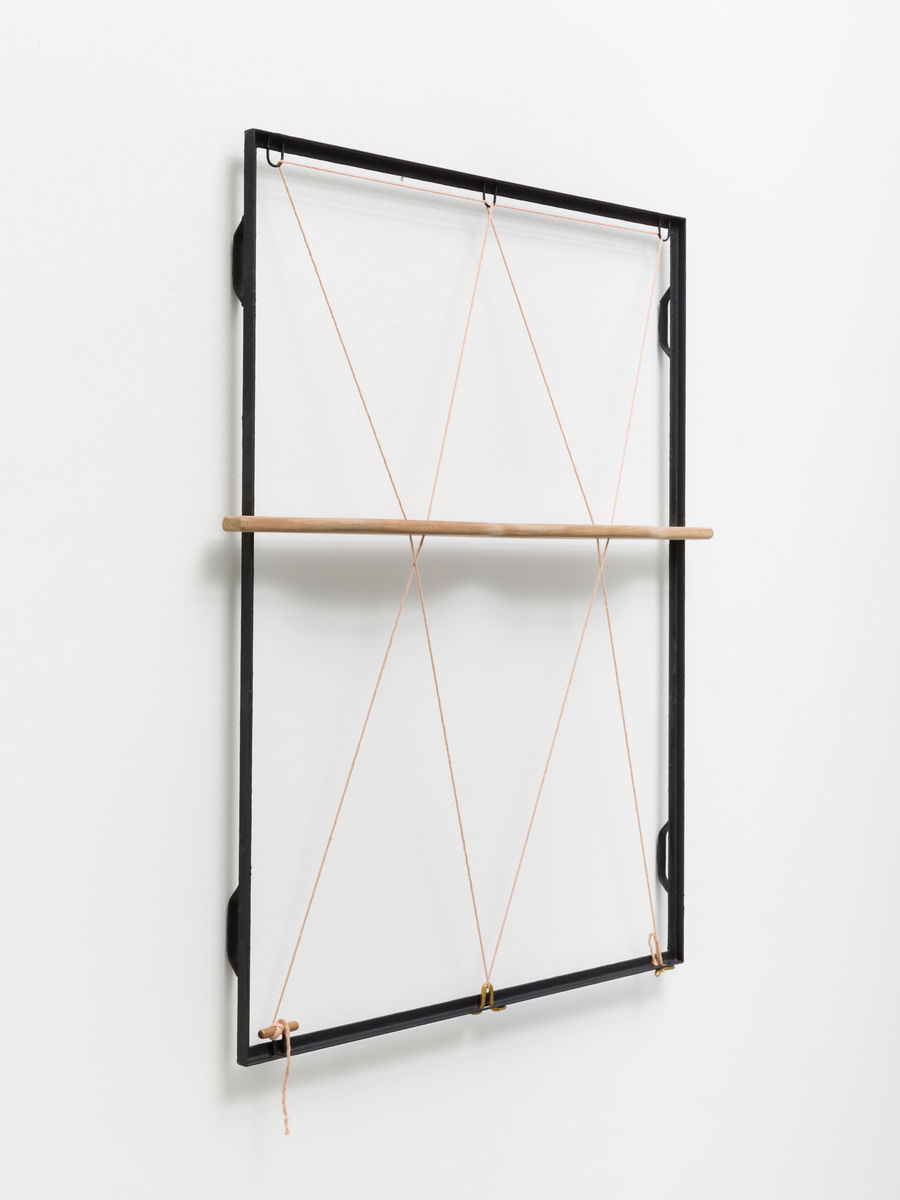 Alex Chitty; Saltwater (string painting); 2020