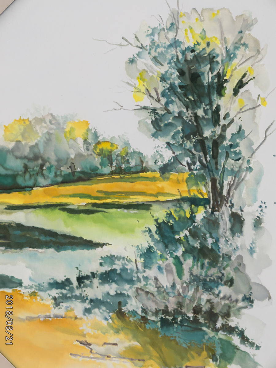 Mika Horibuchi; Watercolor of a Forest Alcove; 2021