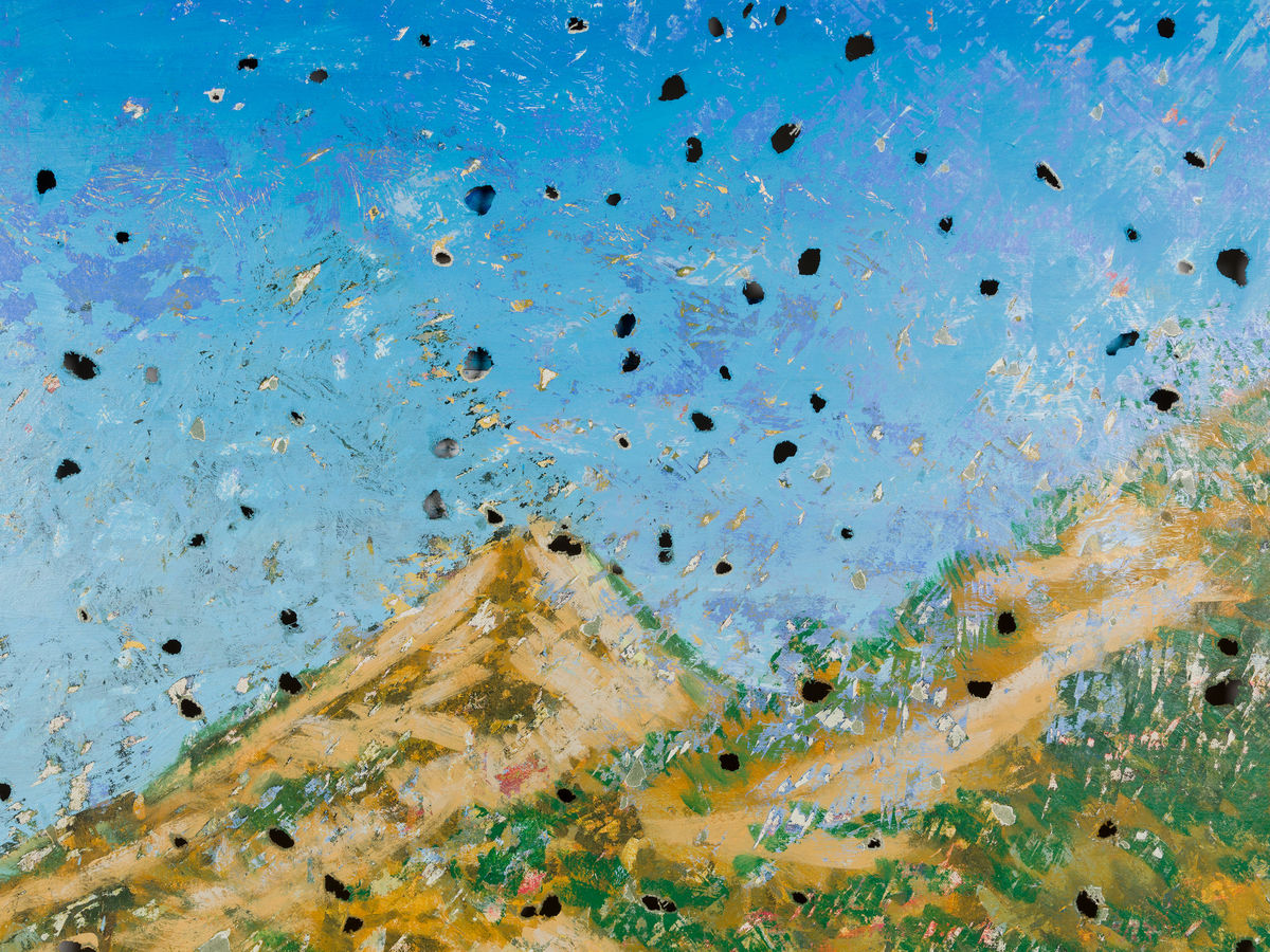Kadar Brock; view from rains, rains schoolhouse, rains mountains, on this earth not in the stars; 2021