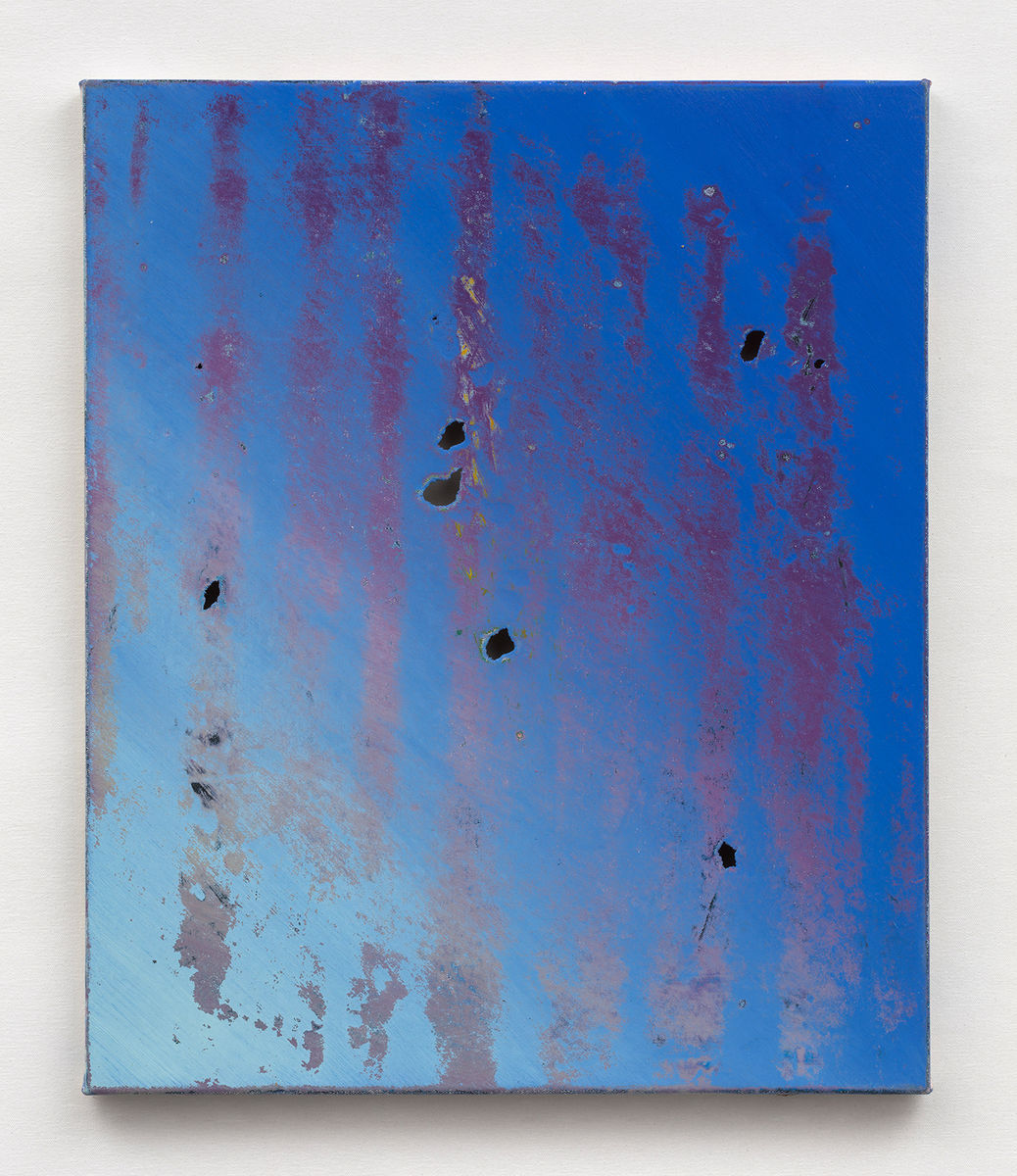 Kadar Brock; cleaning brushes, the yellow glow; 2020