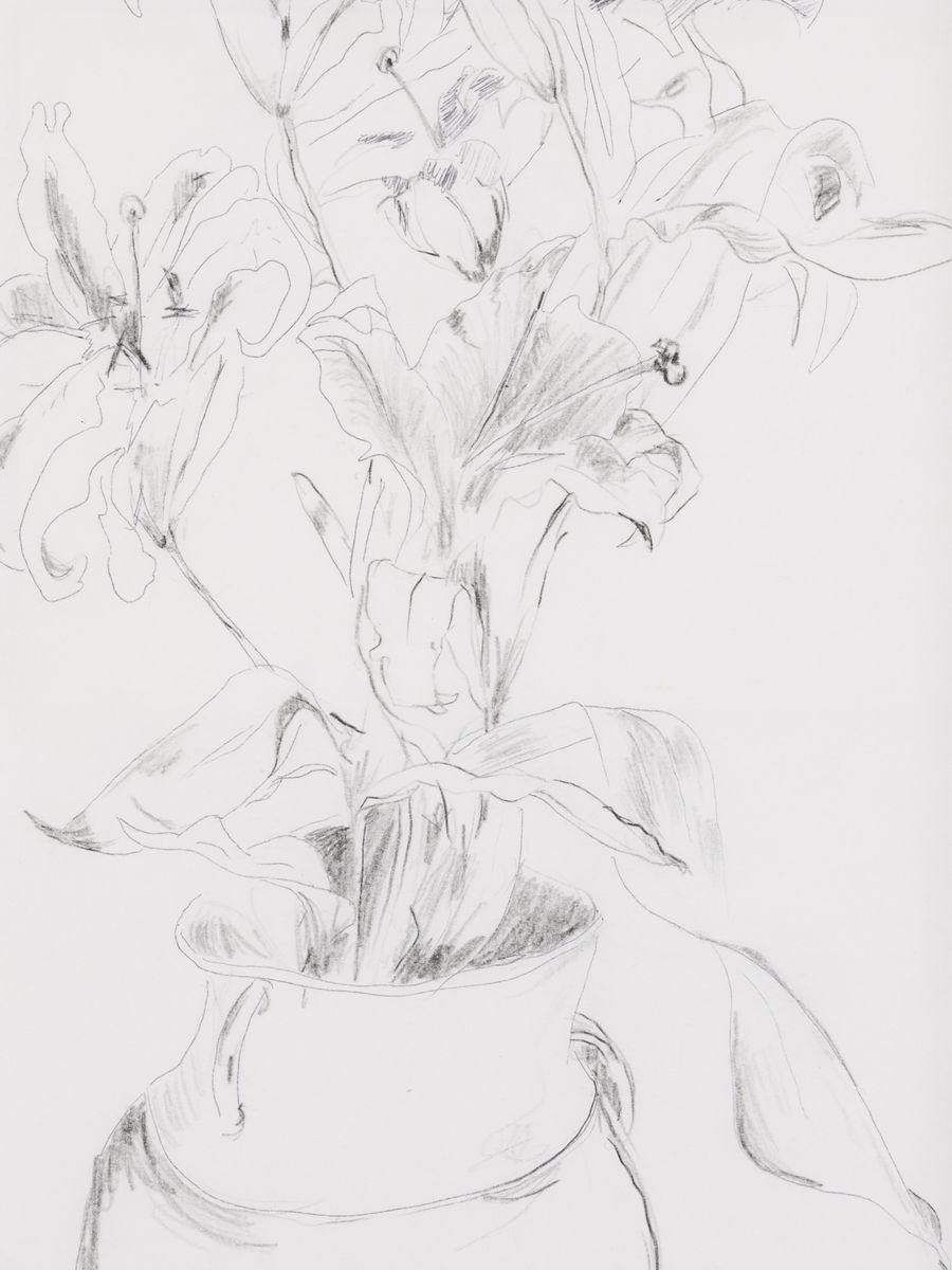 Alex Chitty; Two people drawing together (Danny Shapiro, XI); 2018