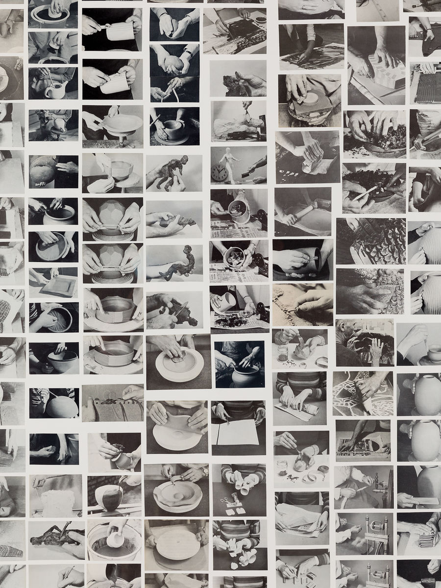 Carmen Winant; Hand Study (Making in Whiteness) I; 2021
