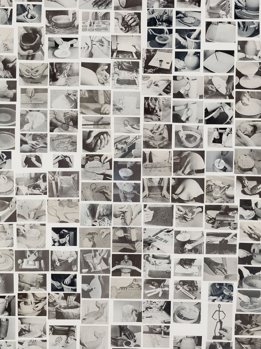 Carmen Winant; Hand Study (Making in Whiteness) II; 2021