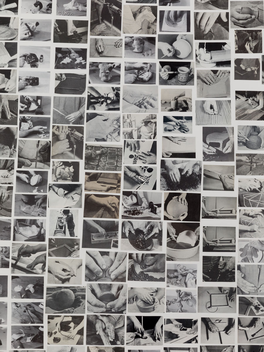Carmen Winant; Hand Study (Making in Whiteness) IIII; 2021
