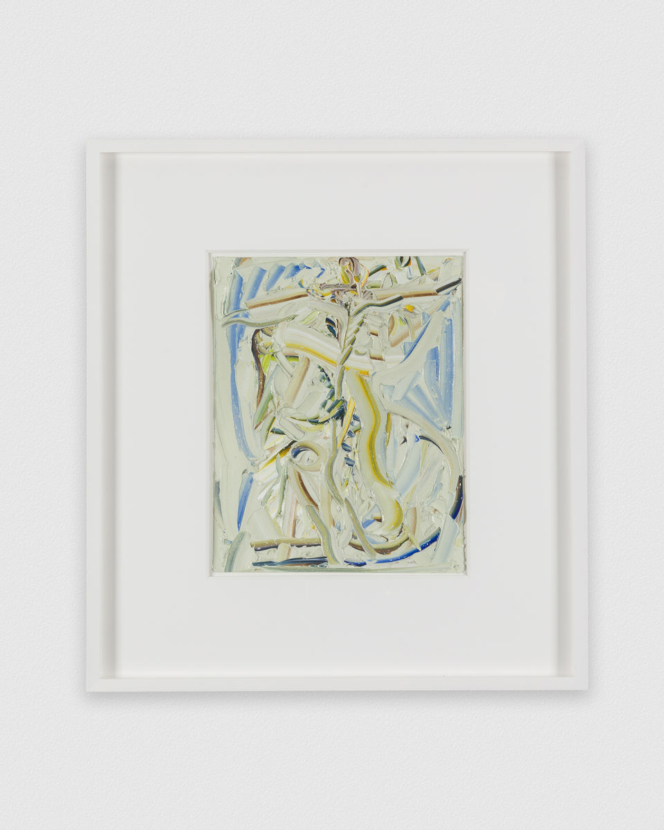 Liat Yossifor; Letters (blue green); 2021