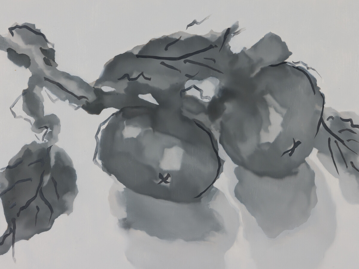 Mika Horibuchi; Persimmons in Ink; 2023