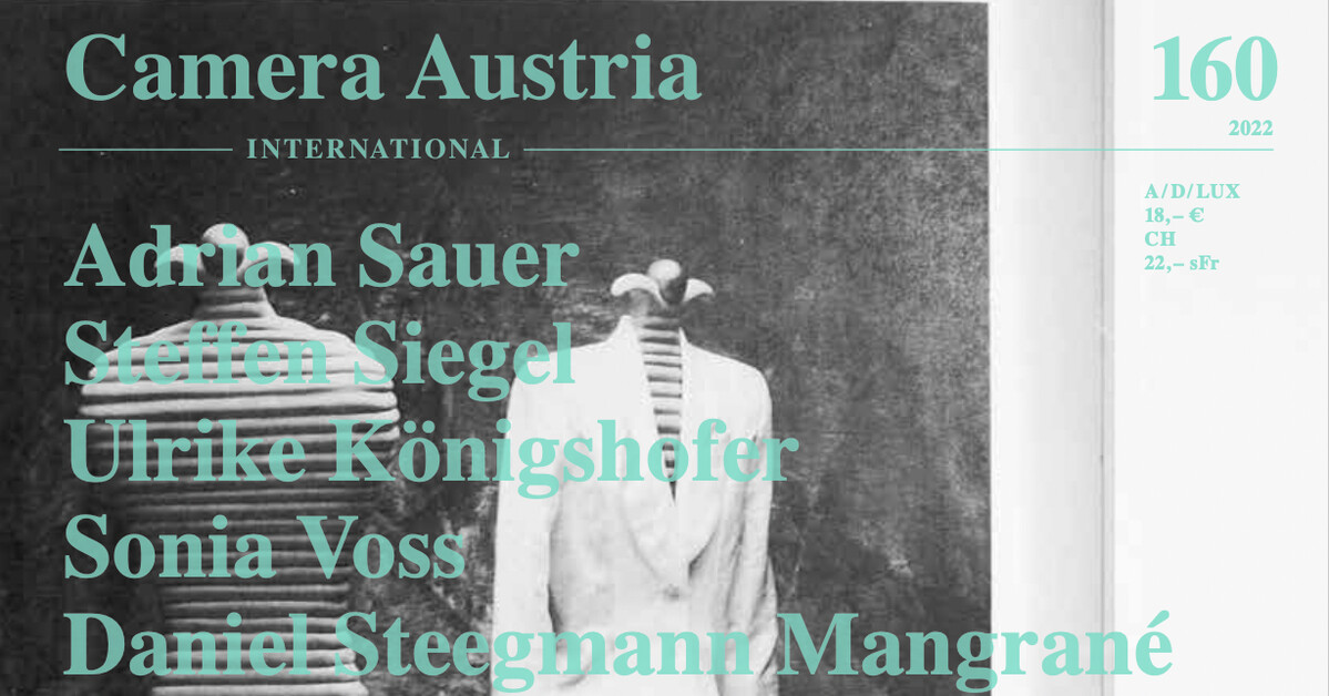 Camera Austria International ISSU.160